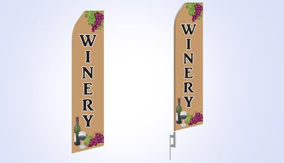 Winery Stock Flag - 16ft