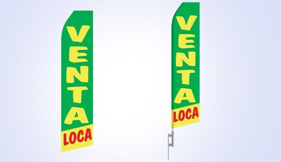 Venta Loca Stock Flag - 16ft