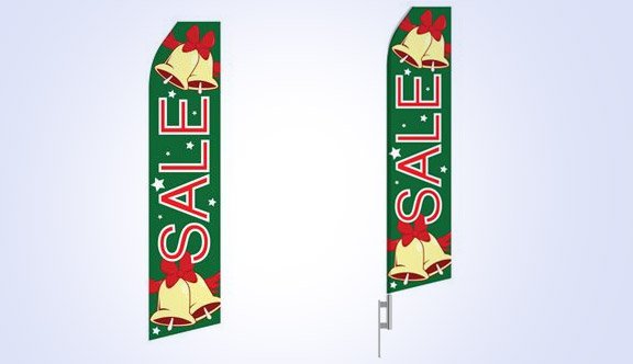 Christmas Sale Stock Flag - 16ft