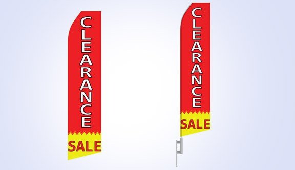 Clearance Sale Stock Flag - 16ft