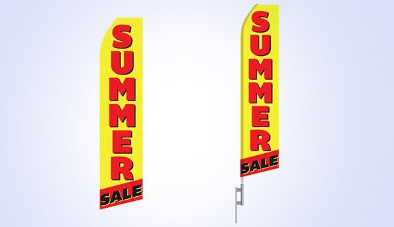 Summer Sale Stock Flag - 16ft