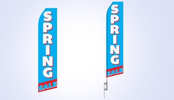 Spring Sale Stock Flag - 16ft