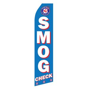 Smog Check Stock Flag - 16ft
