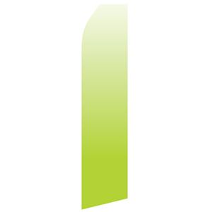 Lime Green Gradient Stock Flag - 16ft