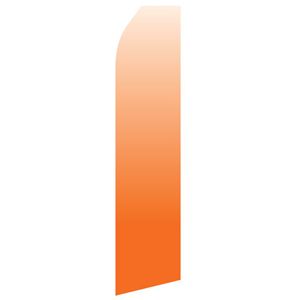 Orange Gradient Stock Flag - 16ft