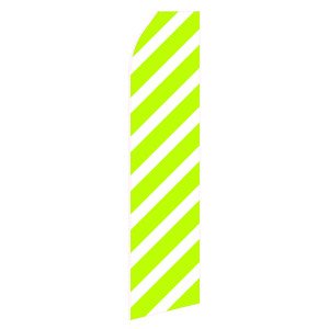 Green Slash Stock Flag - 16ft