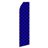 Blue Black Chessboard Stock Flag - 16ft