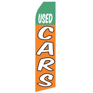 Used Cars Stock Flag - 16ft