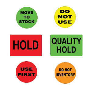 Inventory/ Quality Control Labels