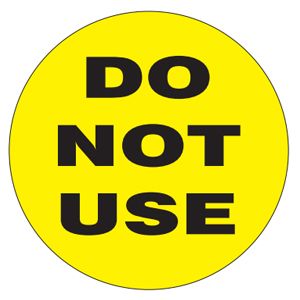 Do Not Use Labels - 2"