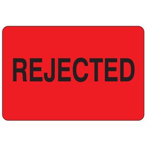Rejected Labels - 2x3