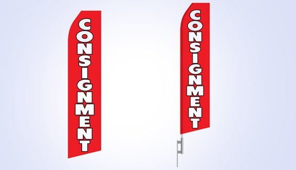 Consignment Stock Flag - 16ft