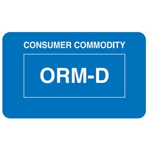 ORM-D Labels - 1.375x2.25