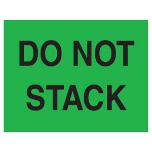Do Not Stack Labels - 8x10