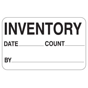 Inventory Labels - 1.25x2
