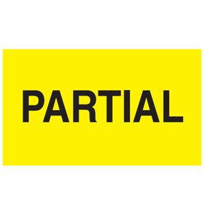Partial Labels - 3x5