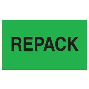 Repack Labels - 3x5