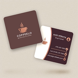 Soft Touch Square Business Card 2.5x2.5