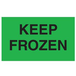 Keep Frozen Labels - 3x5