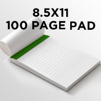 Notepad - 8.5x11, 100 Pages/Pad