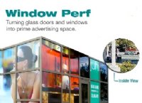 See through Perforated Window Vinyl